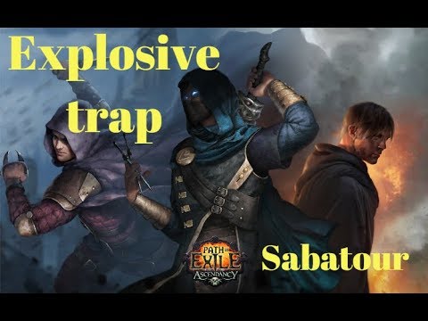 Poe 3 9 Explosive Trap Update This Build Still Work On 3 15 Youtube