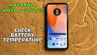 How To check battery temperature on Motorola Moto G Stylus