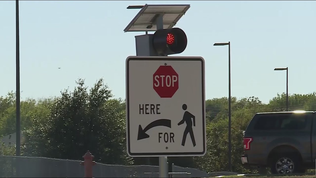 Teen hit by car while crossing street near middle school in Kyle - YouTube