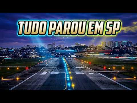 Falha elétrica no controle de tráfego aéreo suspende operações nos aeroportos de São Paulo