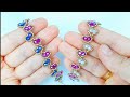 Crystal Love Bracelet Making. Kristal Kalp Bileklik Yapımı. Beading Heart Jewelry Tutorial.