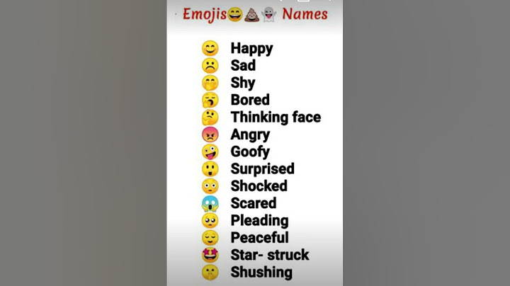 Emojis Names!