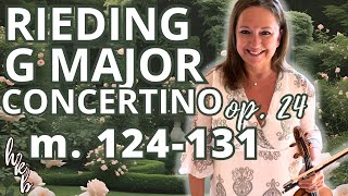 Hardest Section of Rieding’s Concertino in G Major, Op. 24 (Measures 124–131)