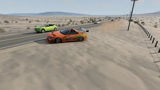 Brian O'Conner's Supra from Fast and the Furious Beamng Drive