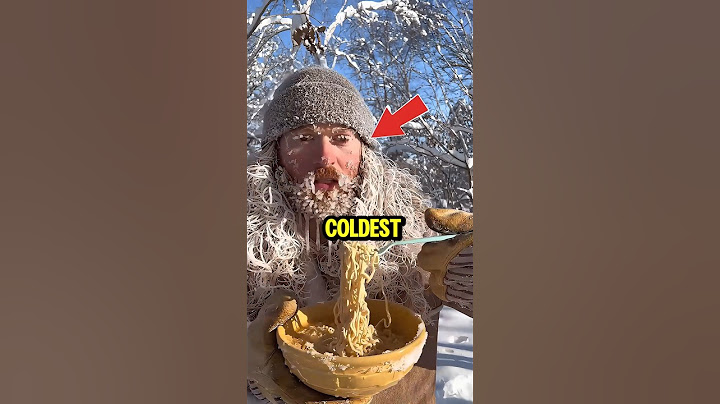 This Guy Lives In The Coldest Place on Earth 😱❄️
