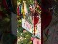 Raz 8.5" Set of 2 Circus Stripe Pattern Finial Glass Christmas Ornament 4624664