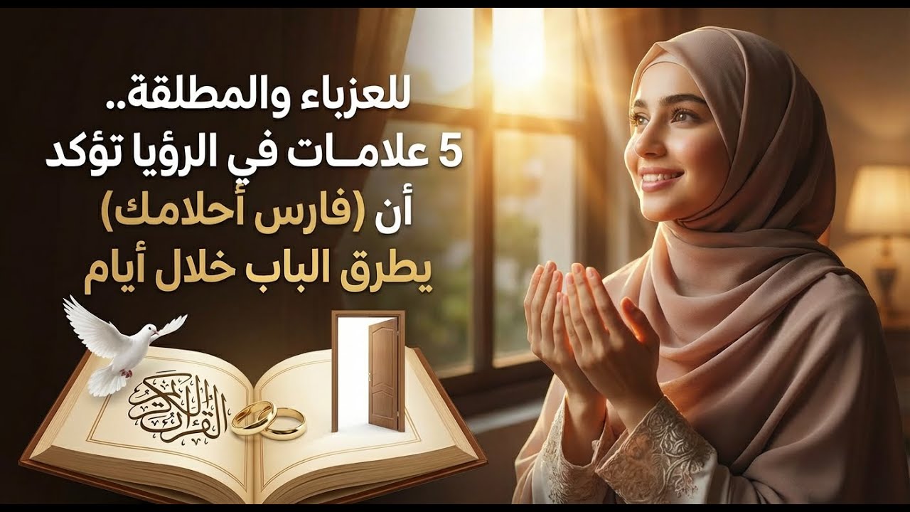 للعزباء والمطلقة 5 علامات في الرؤيا تؤكد أن (فارس أحلامك) يطرق الباب خلال أيام