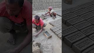 BRICKS MAKING MUDDY CLAY SOIL WATER USEING #blockbyblock  #claymixfoundation  #bricks #soilmax