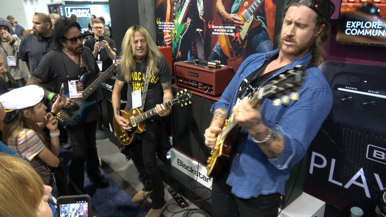 Doug Aldrich, Jared James Nichols, Marco Mendoza Jam at NAMM 01-24-2026