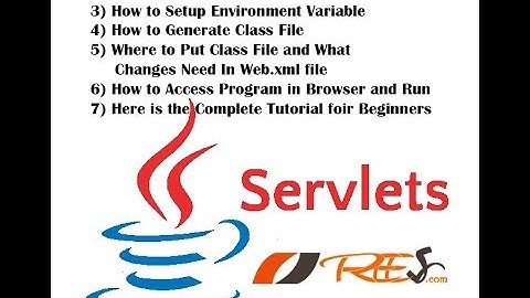Running Java Servlet Program part 6 - starting tomcat and running program