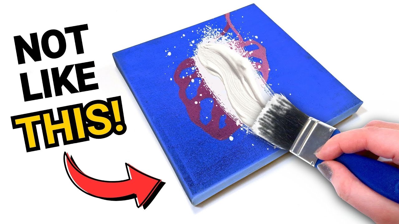 Try This Unexpected Way to Reuse an Old Canvas Painting YouTube