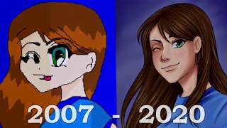 Redrawing my first picture from DeviantArt (13 years later)