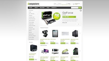 Simple Computers Store VirtueMart Template - 45230