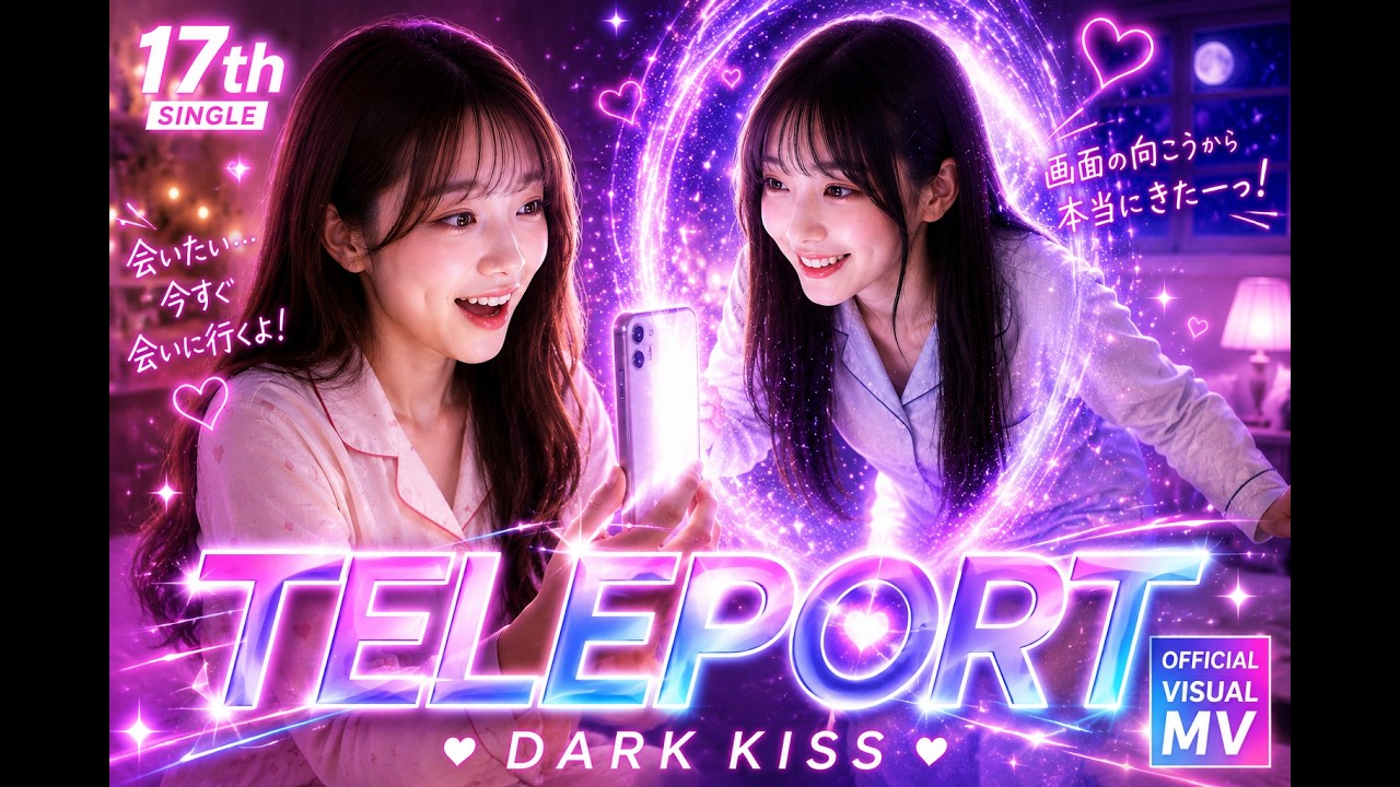 DARK KISS｜TELEPORT｜17th Single Official Visual MV - YouTube