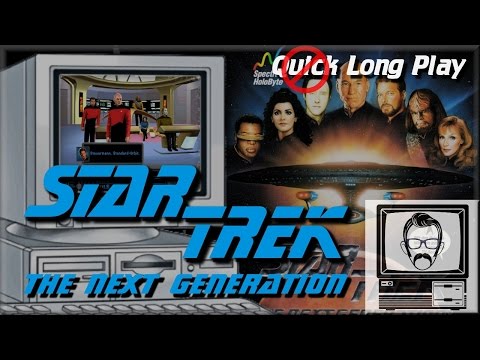 Star Trek TNG A Final Unity - MSDOS [Quick Play] | Nostalgia Nerd