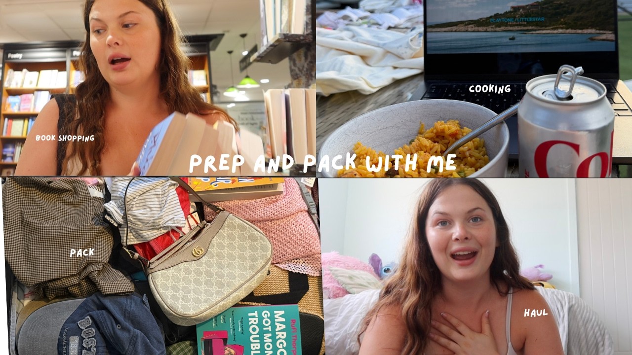 pack, prep & shop with me for my Rhodes trip 🐋🤍🐬
