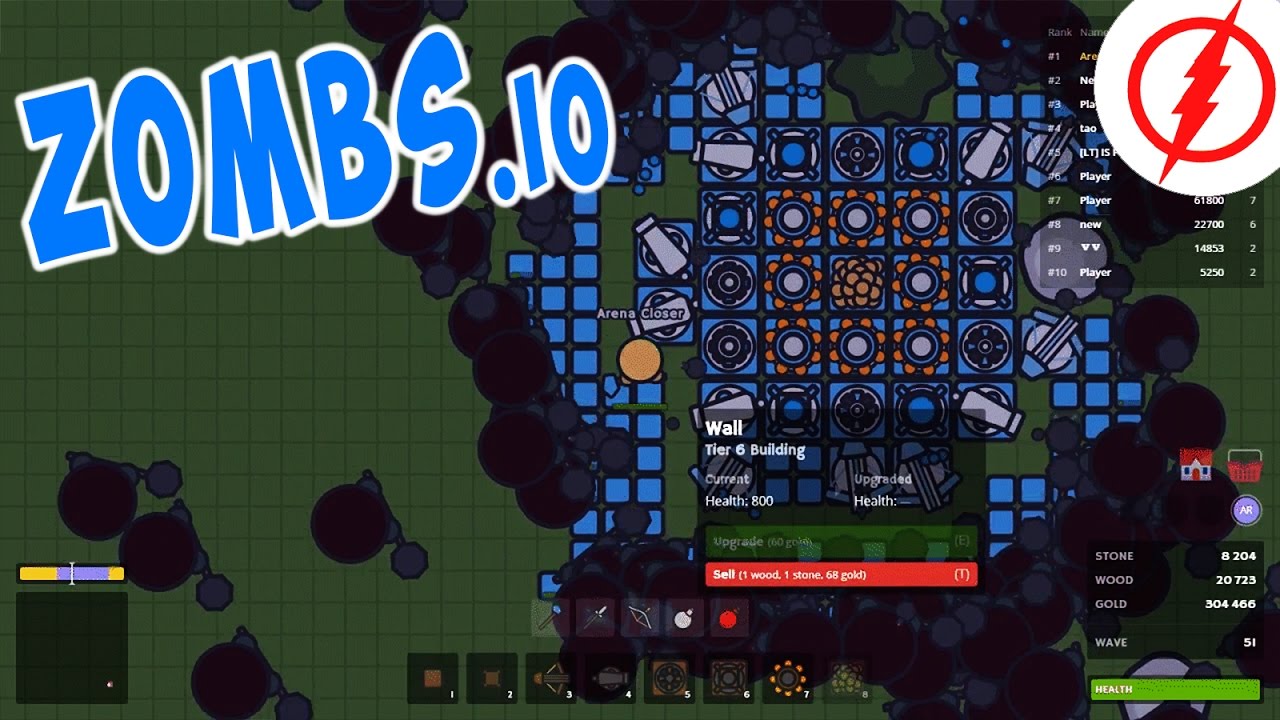 ZOMBS.io - 6/1 Update: New Building Unit: Slow Traps! Place these