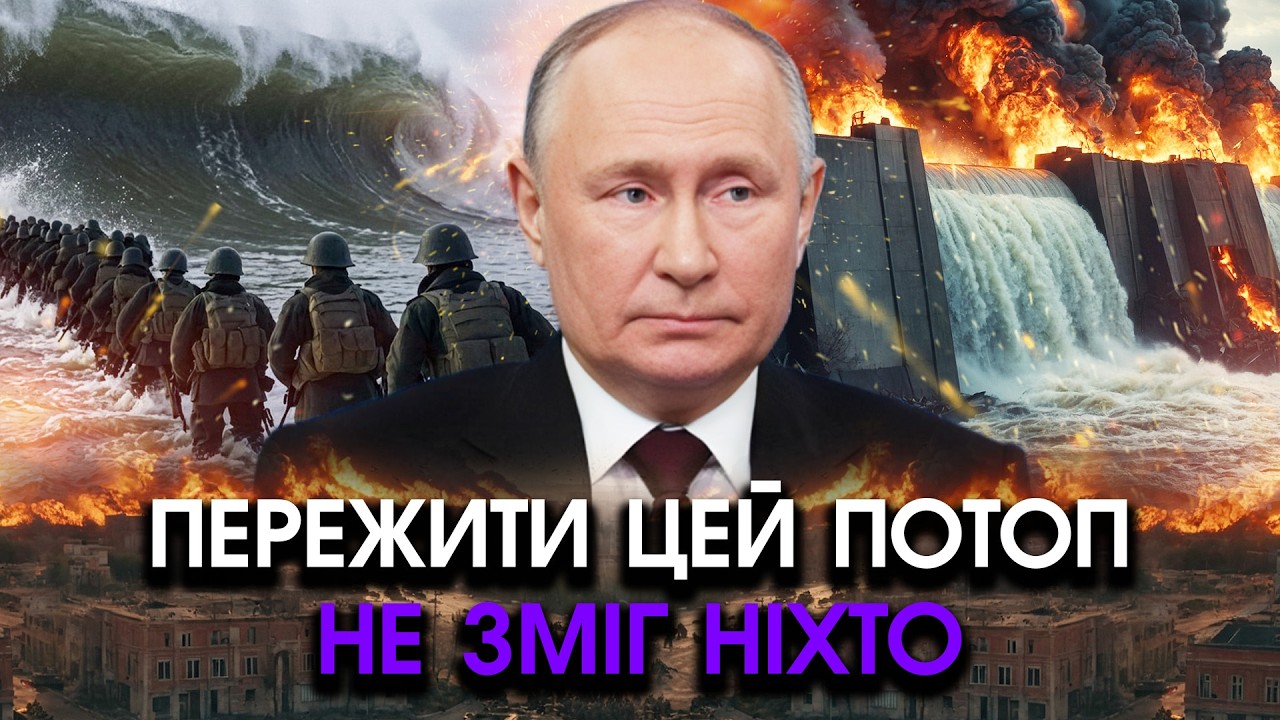 Вибухнула стратегічна ДАМБА на передовій: тонни ВОДИ потопили ПОЛКИ СОЛДАТ, тонуть усі БАЗИ! Гляньте