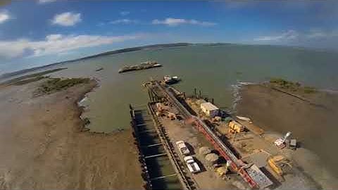 Shipping Mobile Conveyors - Barge Loading