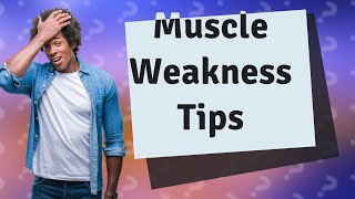 Why are my muscles so weak after 45?