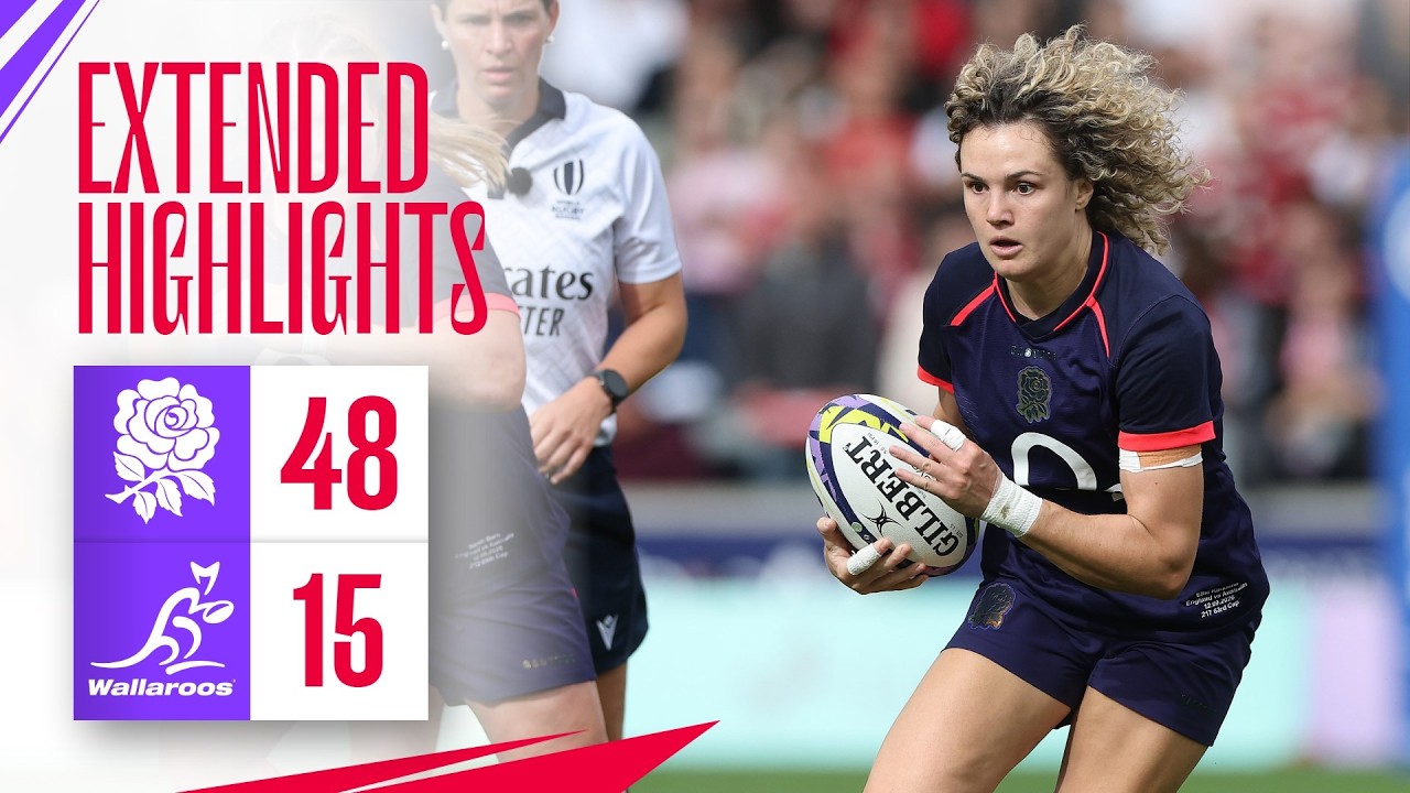 SUPER 8 | Extended highlights of Red Roses v Wallaroos