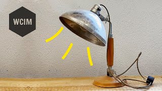 50-Year-Old Desk Lamp Restoration Using Basic Tools