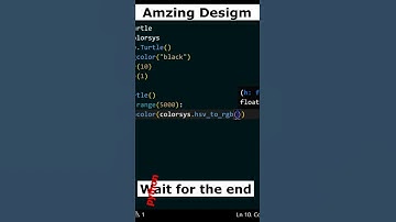 Graphic Design 😱 by python turtle || first video 🥺 subscribe karo || python programming