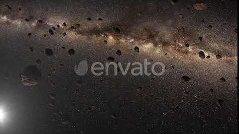 Asteroids Under Sun | Motion Graphics - Envato elements