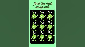 Find the Odd emoji out||Memory test challenge #trending #puzzle