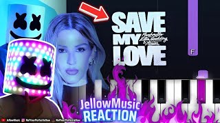 Reacting To Marshmello, Ellie Goulding & Avaion - Save My Love (Jarel Gomes Piano)