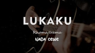 LUKAKU // Rhoma Irama // KARAOKE GITAR AKUSTIK NADA CEWE ( FEMALE )