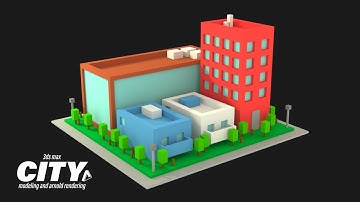 City Modeling and Arnold Rendering | 3DS Max