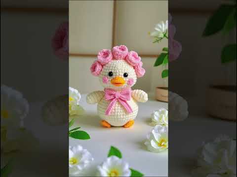 Cutest Crochet Duck Ever! 🐤💛
