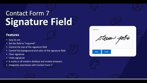 Signature Field for Contact Form 7 By unlayerwp