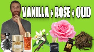 BEST PERFUMES WITH NOTES OF VANILLA, ROSE AND OUD!