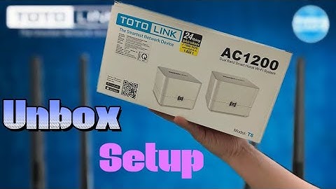 Giải pháp ROUTER wifi MESH giá rẻ| TOTOLINK T6 AC 1200 #totolink #T6