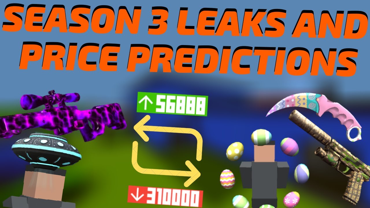 Krunker SEASON 3 LEAKS AND PRICE PREDICTION GUIDE FOR Market/Trading [ Full Analysis/Report P.2 ]