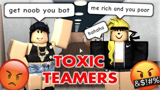 TOXIC MM2 TEAMERS RUINED THE SERVER | Roblox Murder Mystery 2