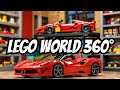 360 video | LEGO World shop | Ferrari Lego Car