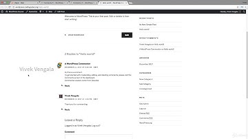 026 Managing Comments in WordPress