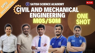 Strength of Materials one shot For Civil & Mechanical Engineering #strengthofmaterial #som #sppu