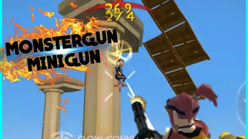 MONSTERGUN MINIGUN!!!!!! Rocket royale gameplay #BTG
