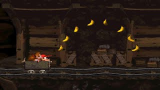 Donkey Kong Country: Level 8: Mine Cart Carnage screenshot 3