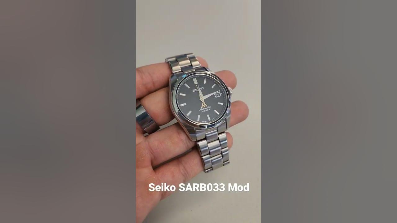 Seiko SARB033 Mod #seiko #sarb033 #mod #watches - YouTube