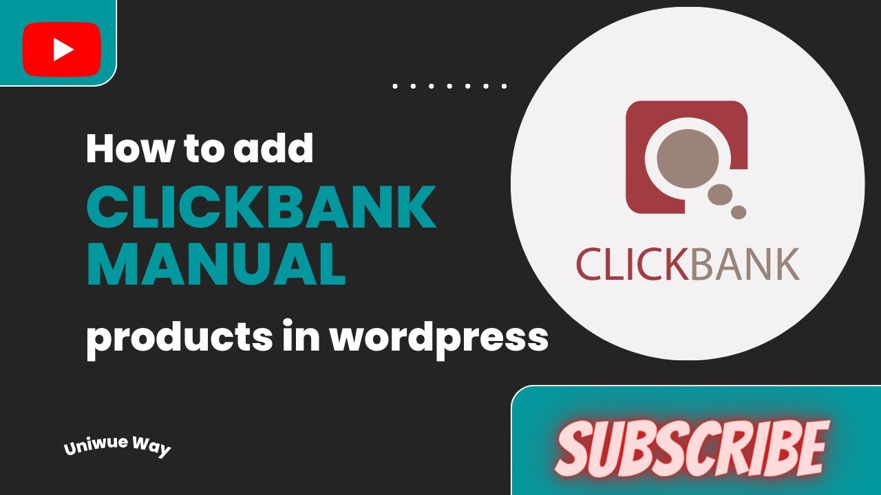 How to add Clickbank products to your WordPress | Clickbank Affiliate ...