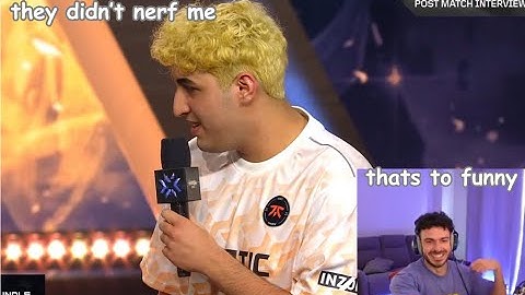 Tarik Reacts To FNC Alfajer *Funniest* Interview After Beating G2