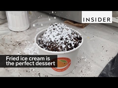 Video: Fried Ice Cream: Exotic Dessert