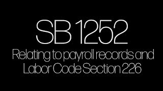 Payroll Records Requests-New Employment Laws for 2019