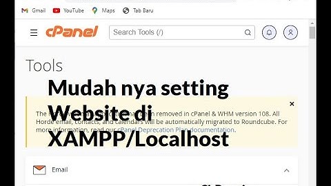 TUTORIAL CARA MEMBUAT WEBSITE DI XAMPP (LOCALHOST)