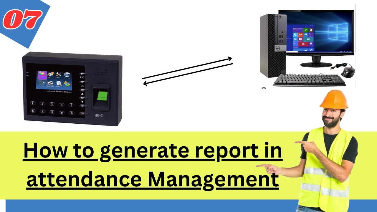 07 How to generate report in attendance Management - YouTube